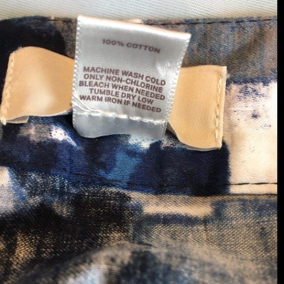 Ann Taylor Loft  blue/gray mini skirt - Picture 5 of 9